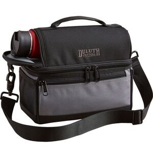 NEW! Duluth Trading Co Black and Gray Men's Lunch Bag